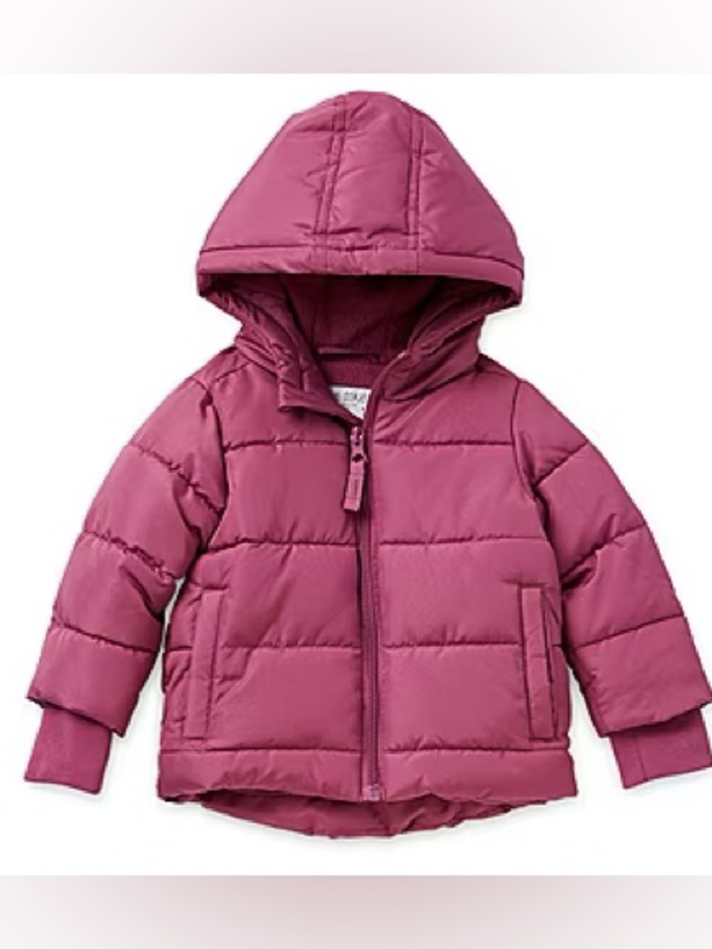 🆕 okie dokie Hooded Puffer Jacket - Magenta